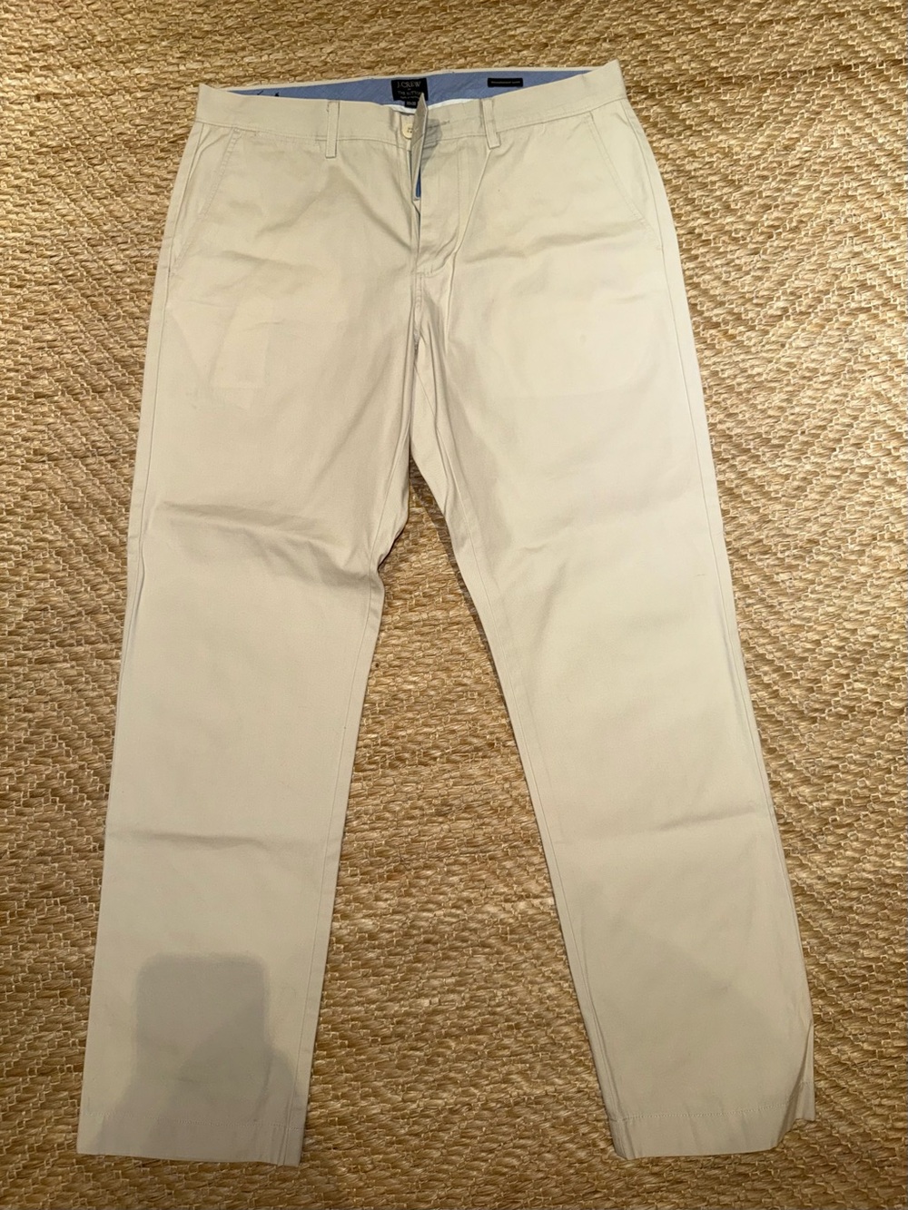 J. Crew Men's Light Beige Chino Pants